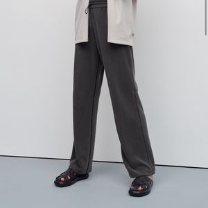 black lululemon soft stream high rise pant